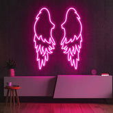 Angel Wings With Halo Sign